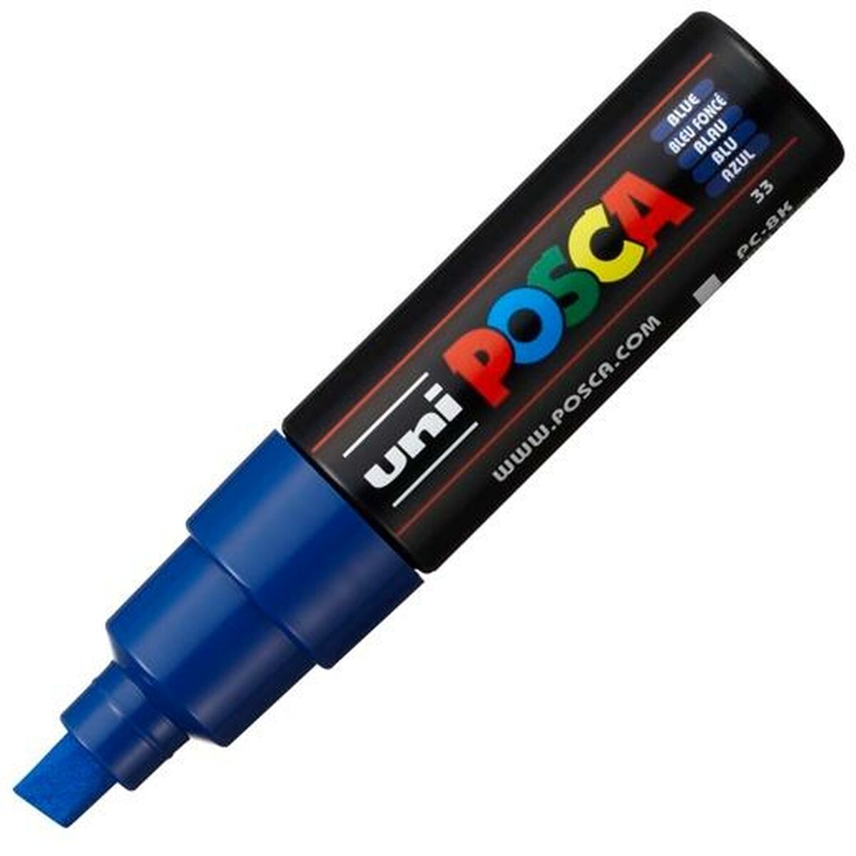 Fixy POSCA PC-8K Modrý (6 kusů)